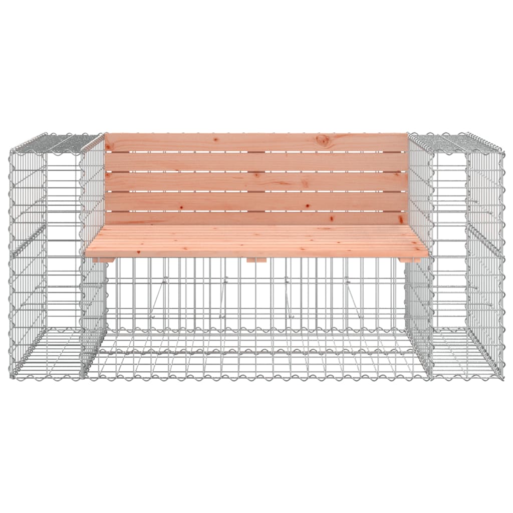 vidaXL Tuinbank schanskorfontwerp 143x71x65,5 cm massief douglashout