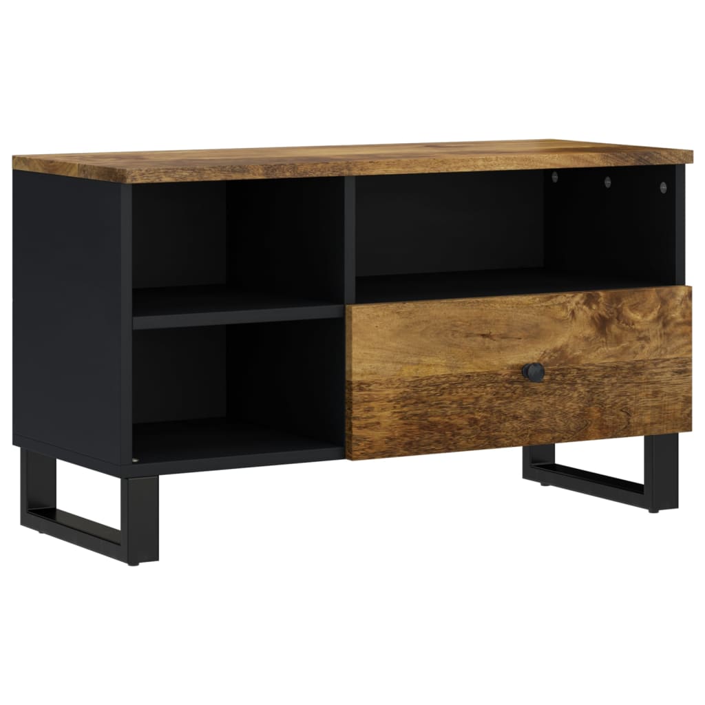 vidaXL Tv-meubel 80x33x46 cm massief mangohout en bewerkt hout