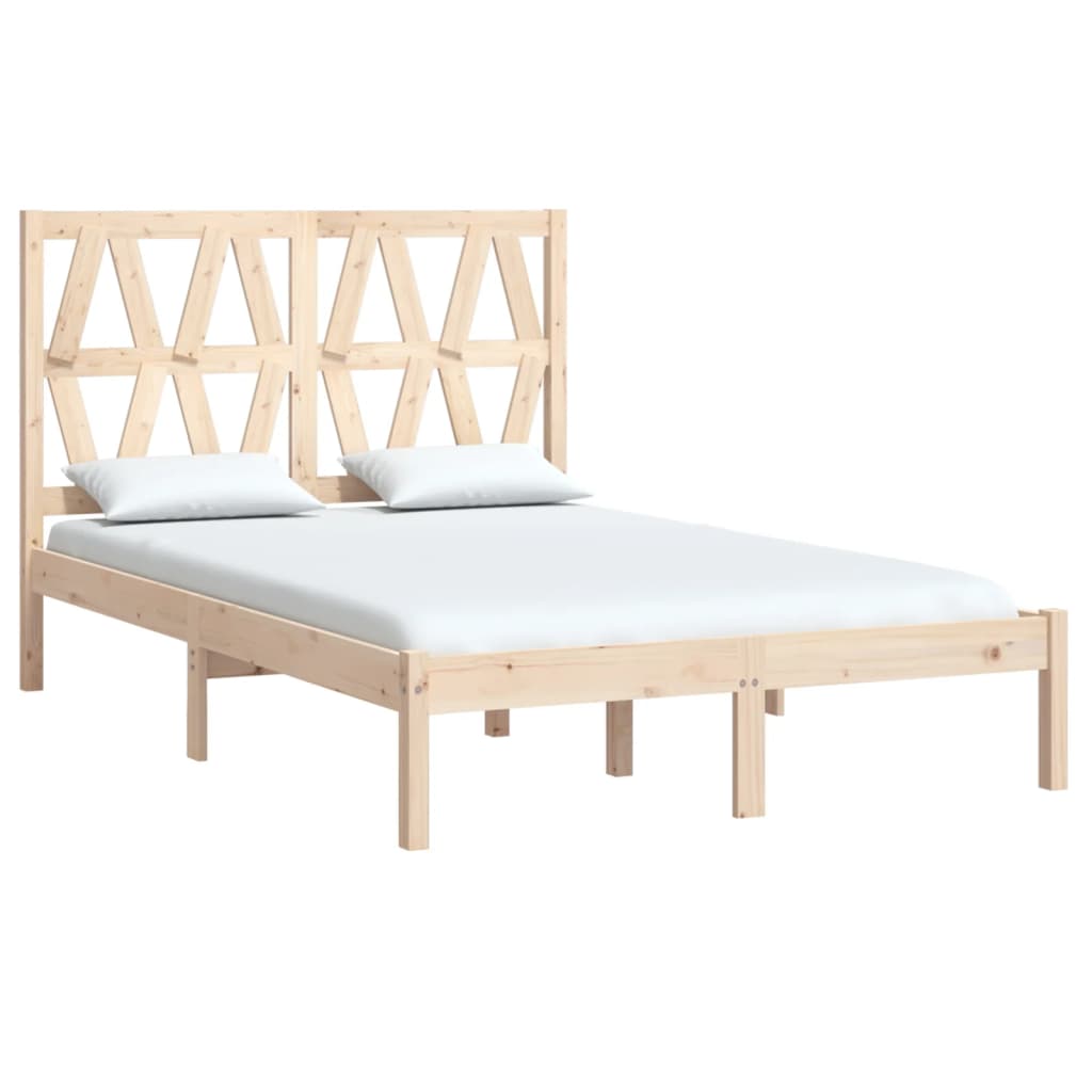 vidaXL Bedframe massief grenenhout 120x200 cm