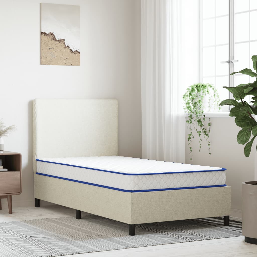 vidaXL Traagschuimmatras 100x200x17 cm wit