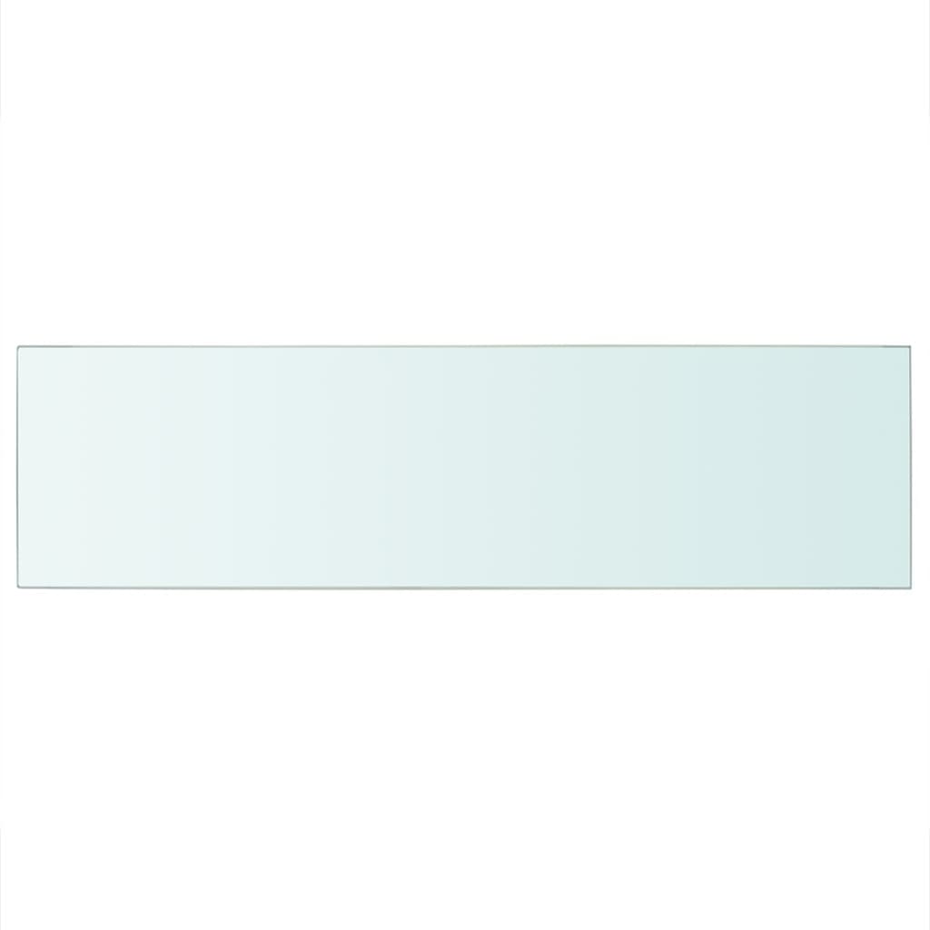 vidaXL Schappen 2 st 90x25 cm glas transparant