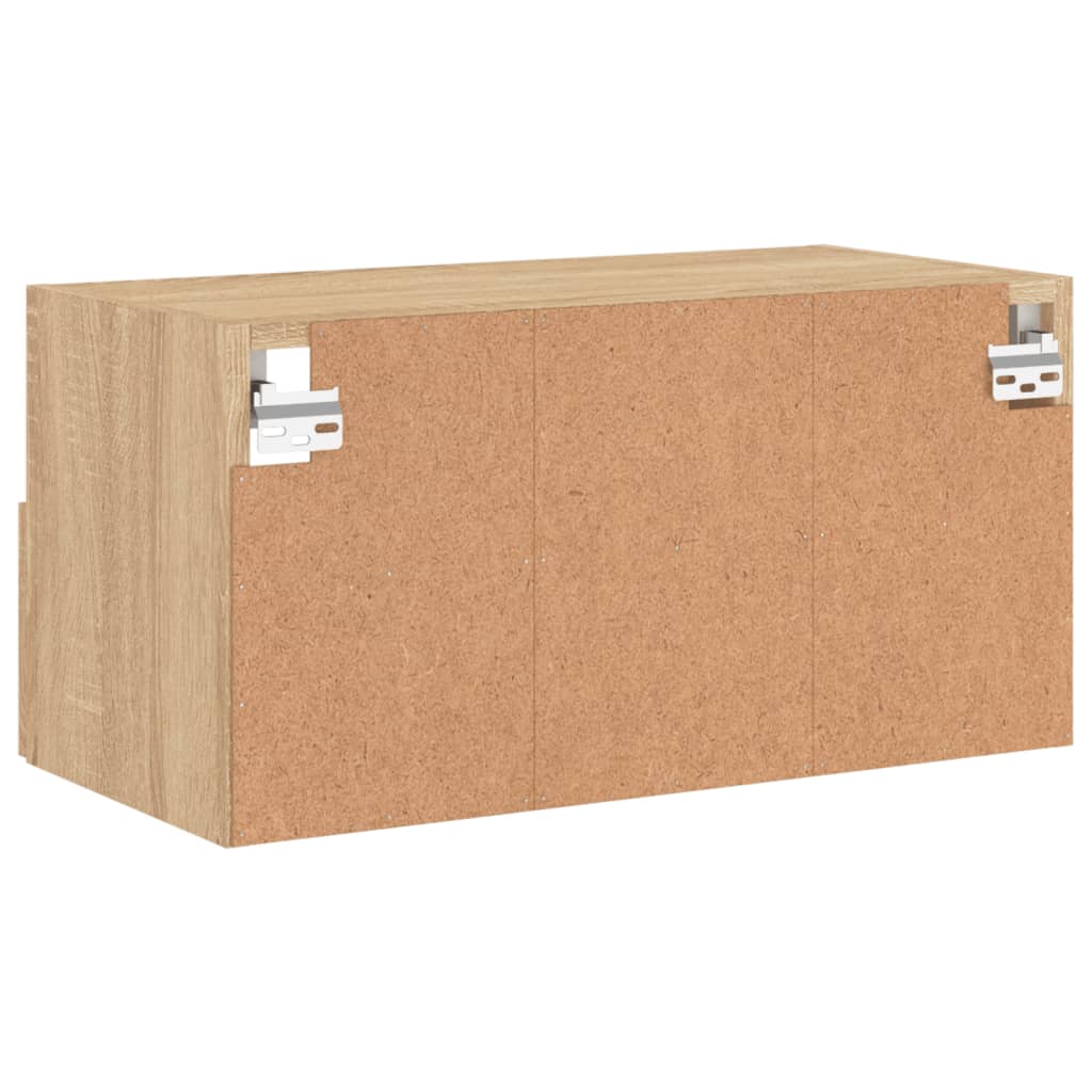 vidaXL Tv-wandmeubel 60x30x30 cm bewerkt hout sonoma eikenkleurig