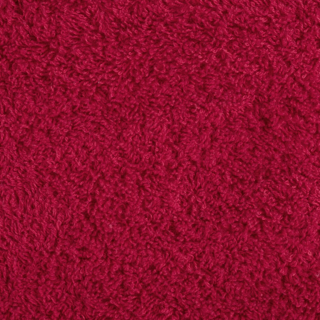 vidaXL Saunadoeken SOLUND 10 st 600 g/m² 80x200 cm rood