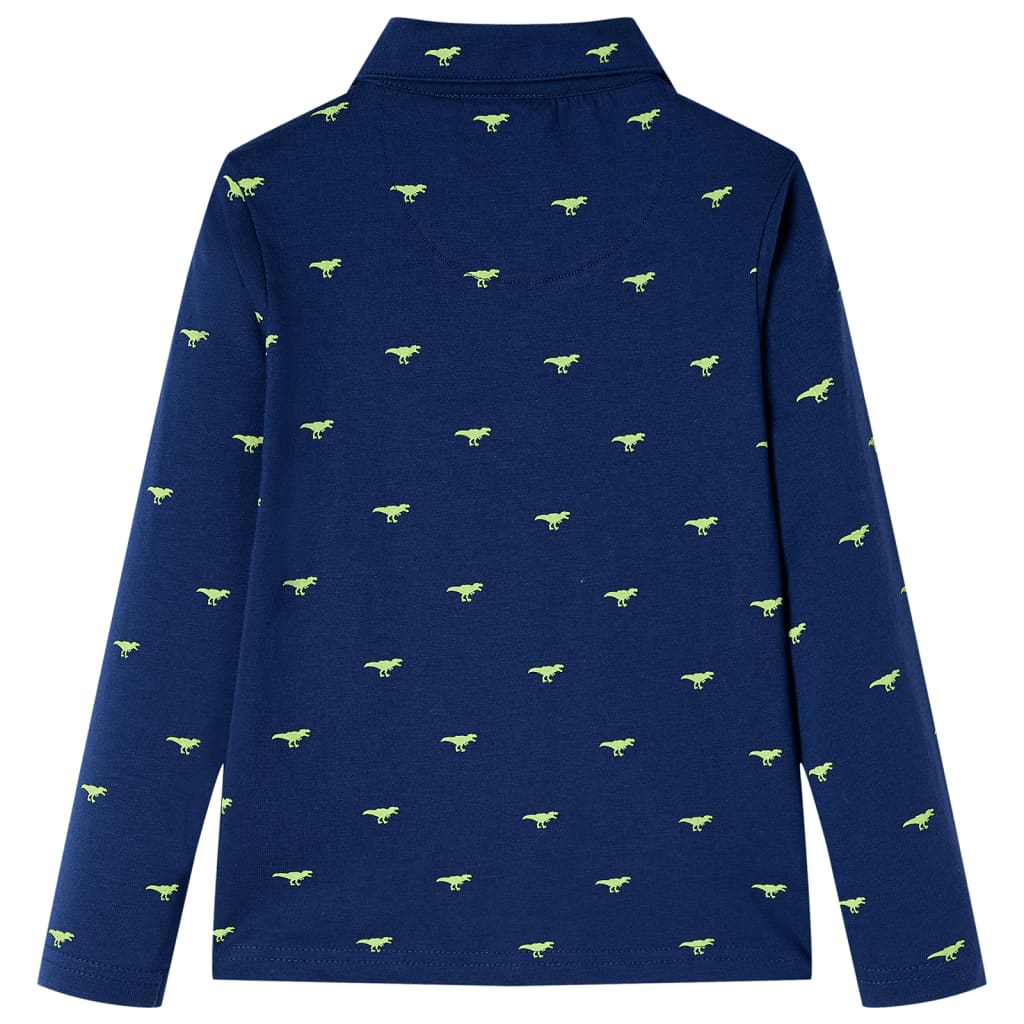 Kindershirt 104 marineblauw