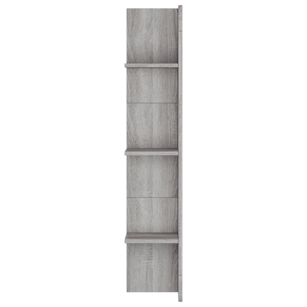 vidaXL Tv-meubel 152x22x113 cm bewerkt hout grijs sonoma eikenkleurig