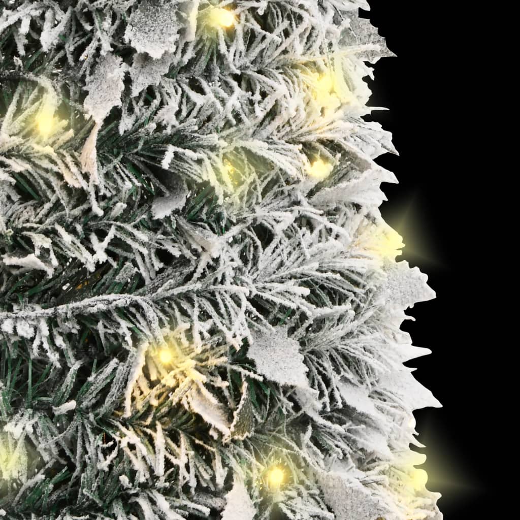 vidaXL Kunstkerstboom pop-up met sneeuw 200 LED's 210 cm