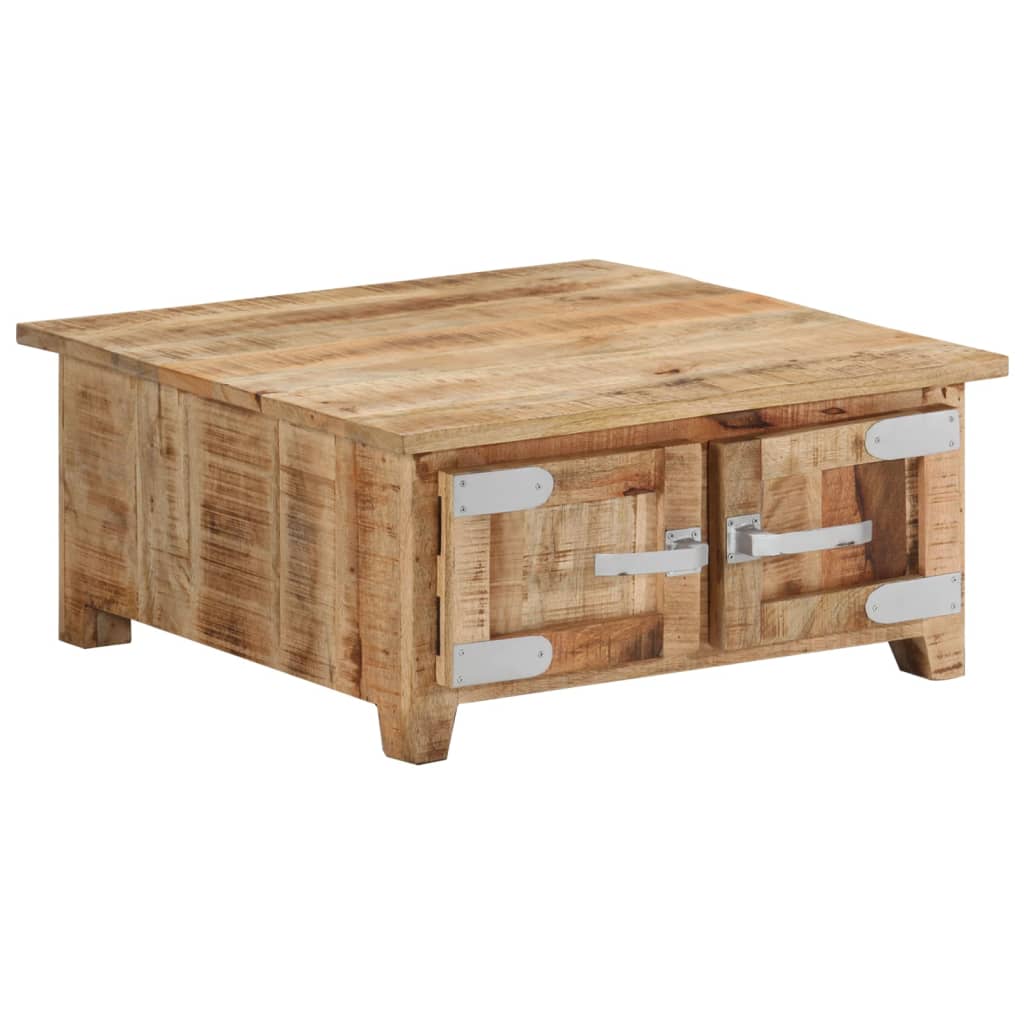 vidaXL Salontafel 67x67x30 cm massief mangohout