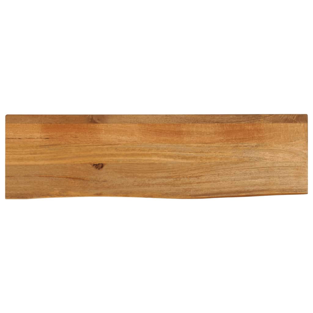 vidaXL Tafelblad met natuurlijke rand 110x30x3,8 cm massief mangohout