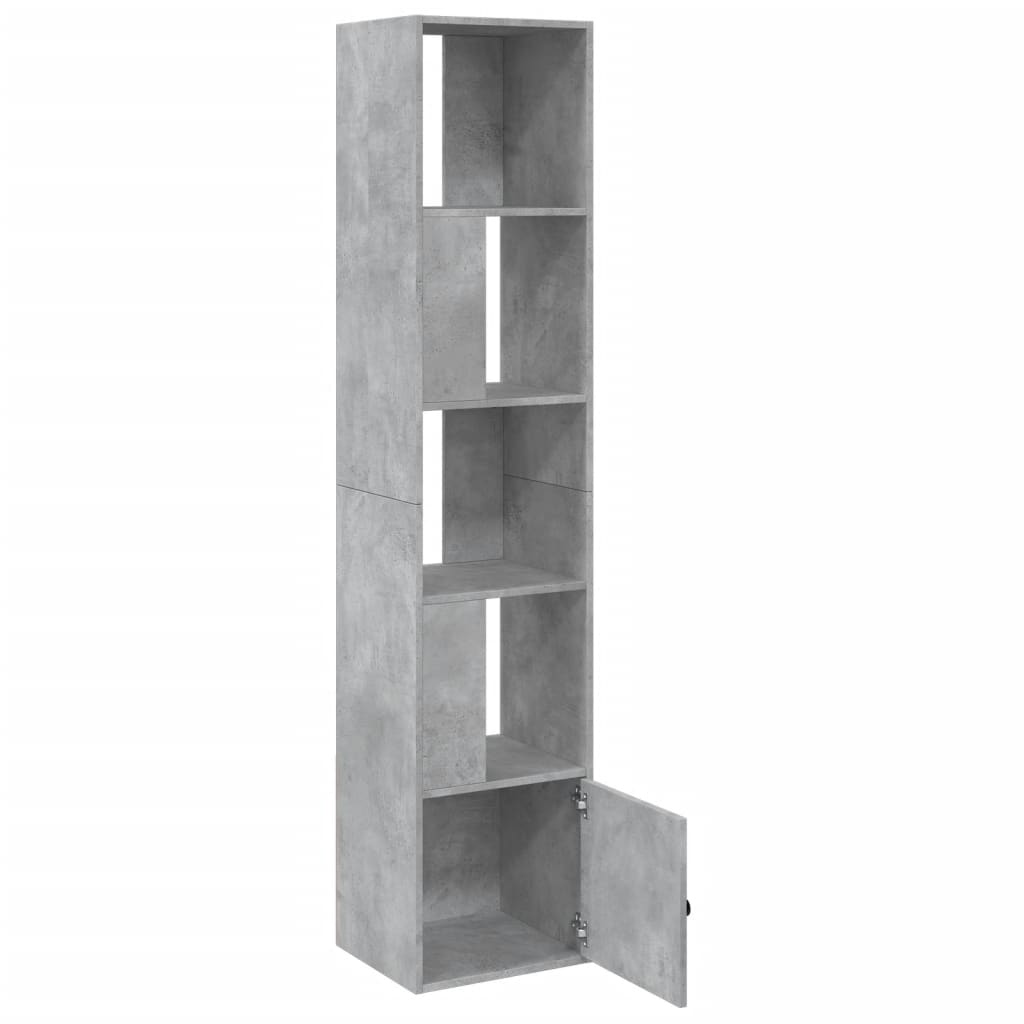 vidaXL Boekenkast 40x36x189 cm bewerkt hout betongrijs