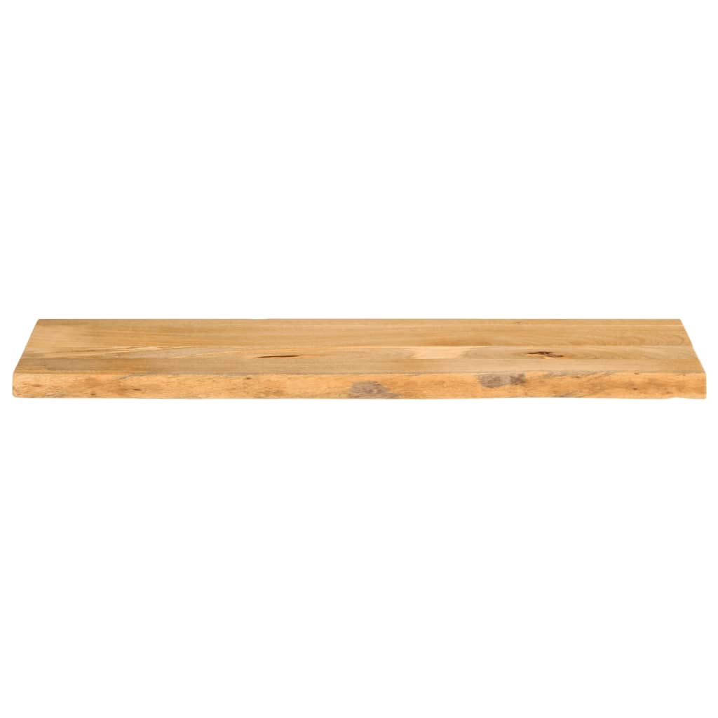 vidaXL Tafelblad met natuurlijke rand 110x30x2,5 cm massief mangohout