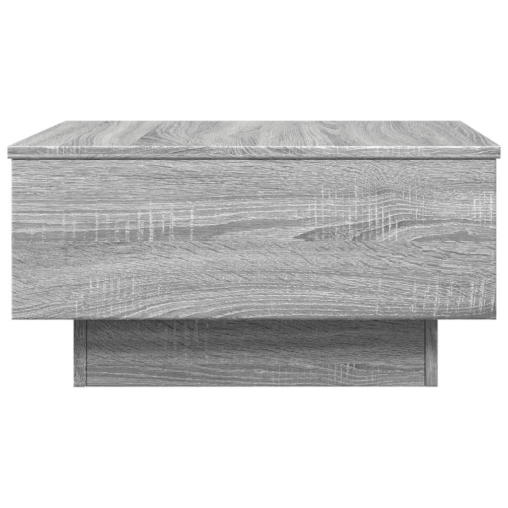 vidaXL Salontafel 60x45x31 cm bewerkt hout grijs sonoma eikenkleurig