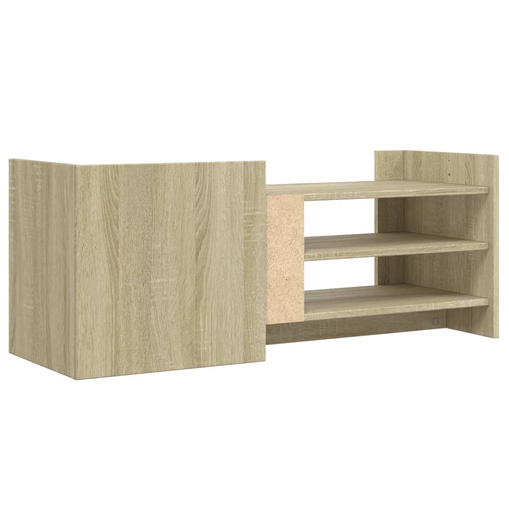 vidaXL Tv-meubel 100x35x40 cm bewerkt hout sonoma eikenkleurig