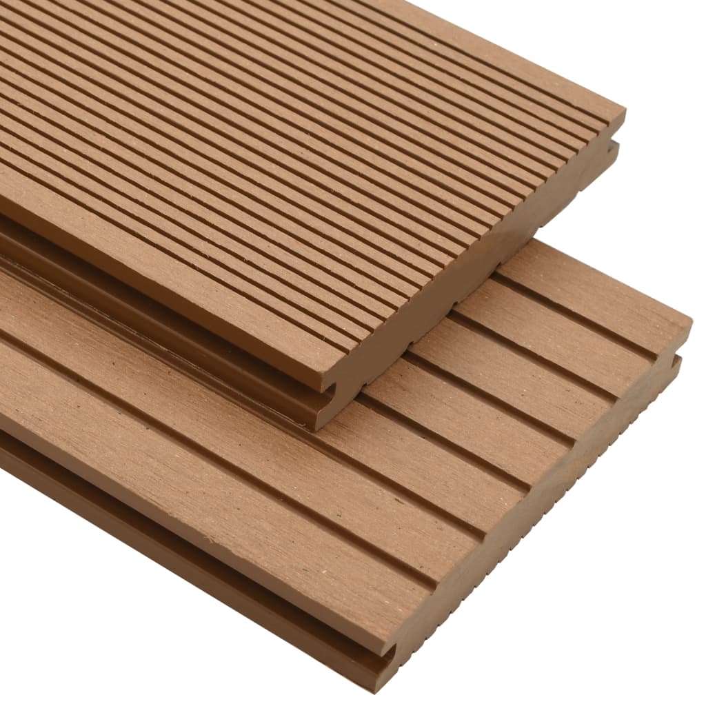 vidaXL Terrasplanken met accessoires 20 m² 2,2 m massief HKC teak