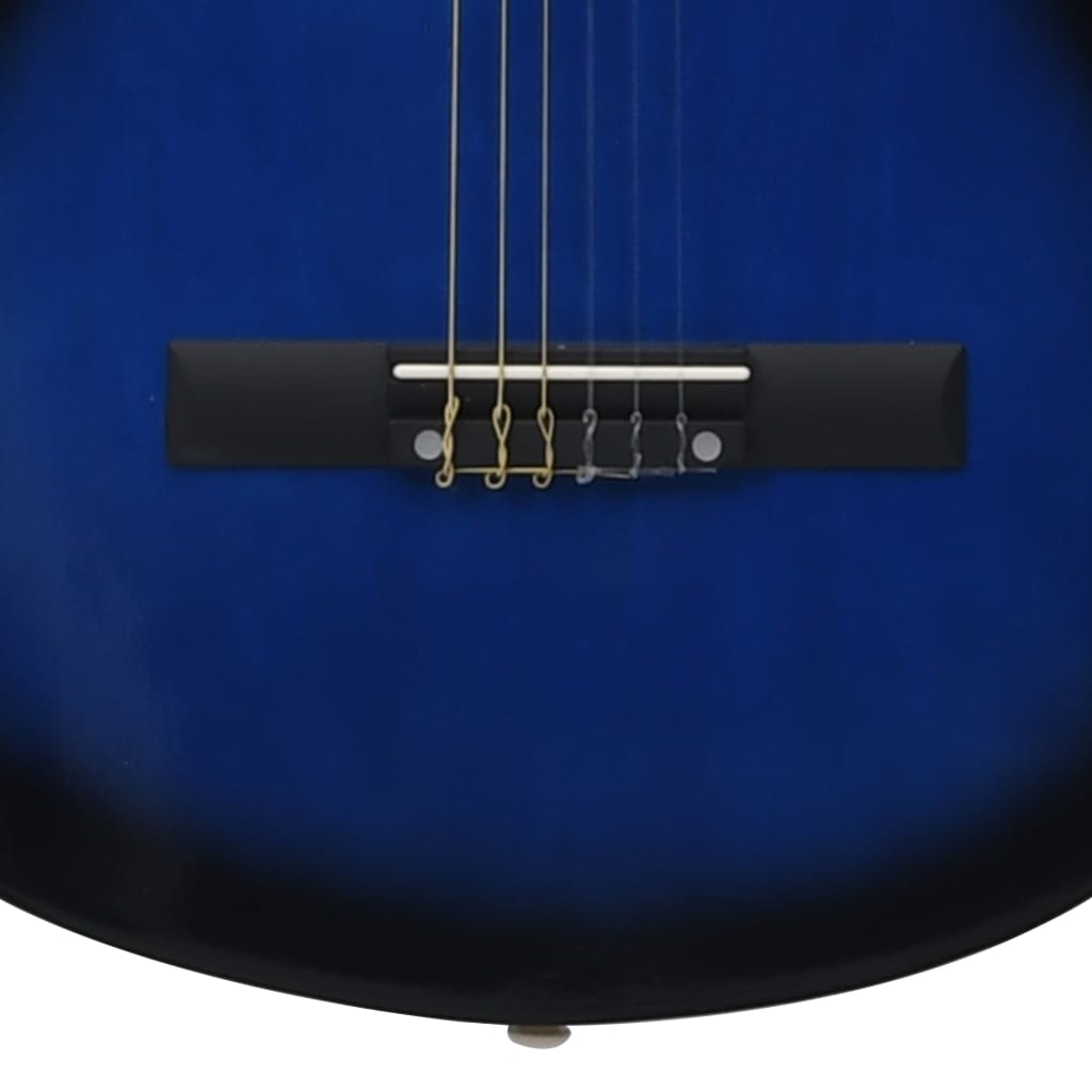 vidaXL Gitaar cutaway met 6 snaren western klassiek 38" getint blauw