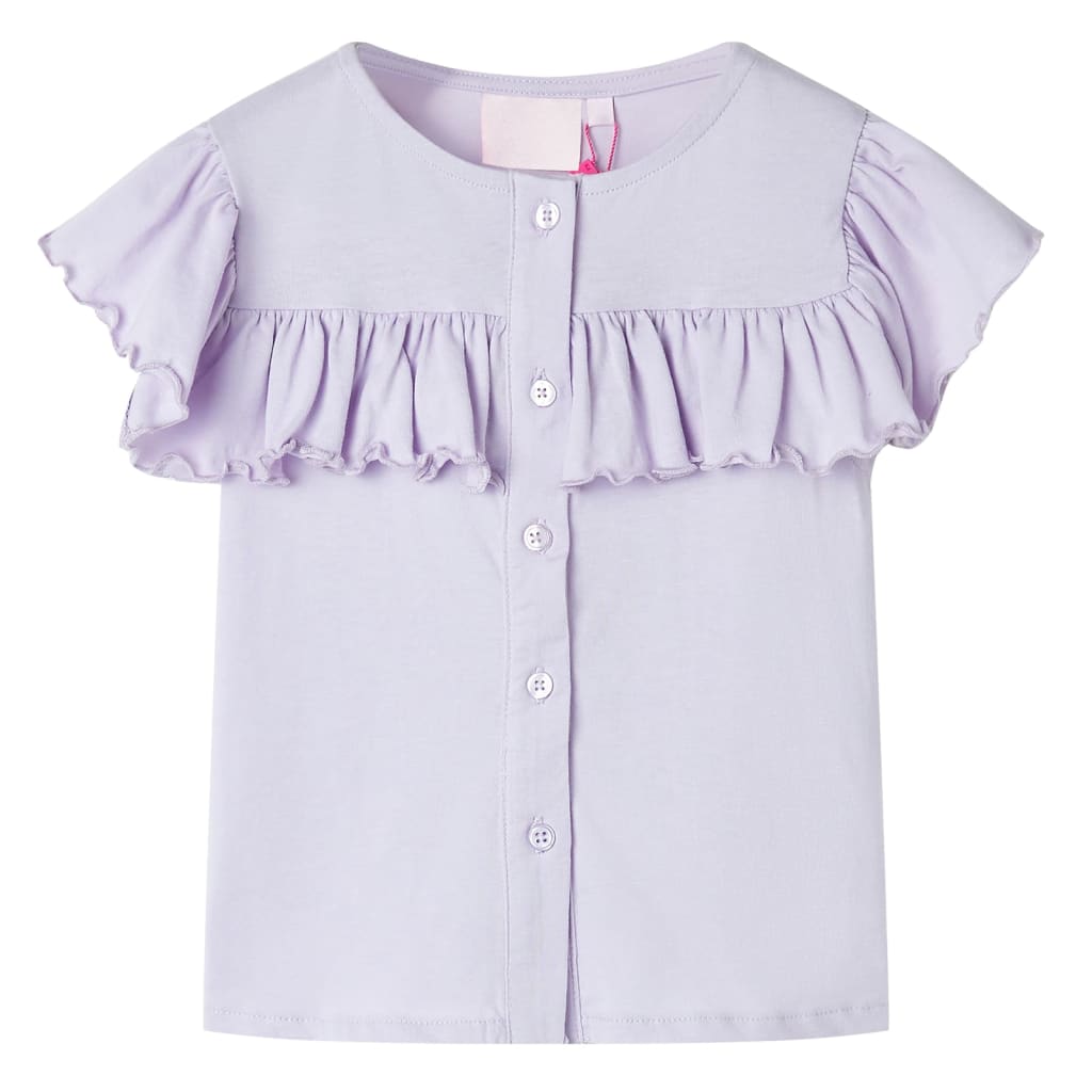 Kindershirt 116 lila