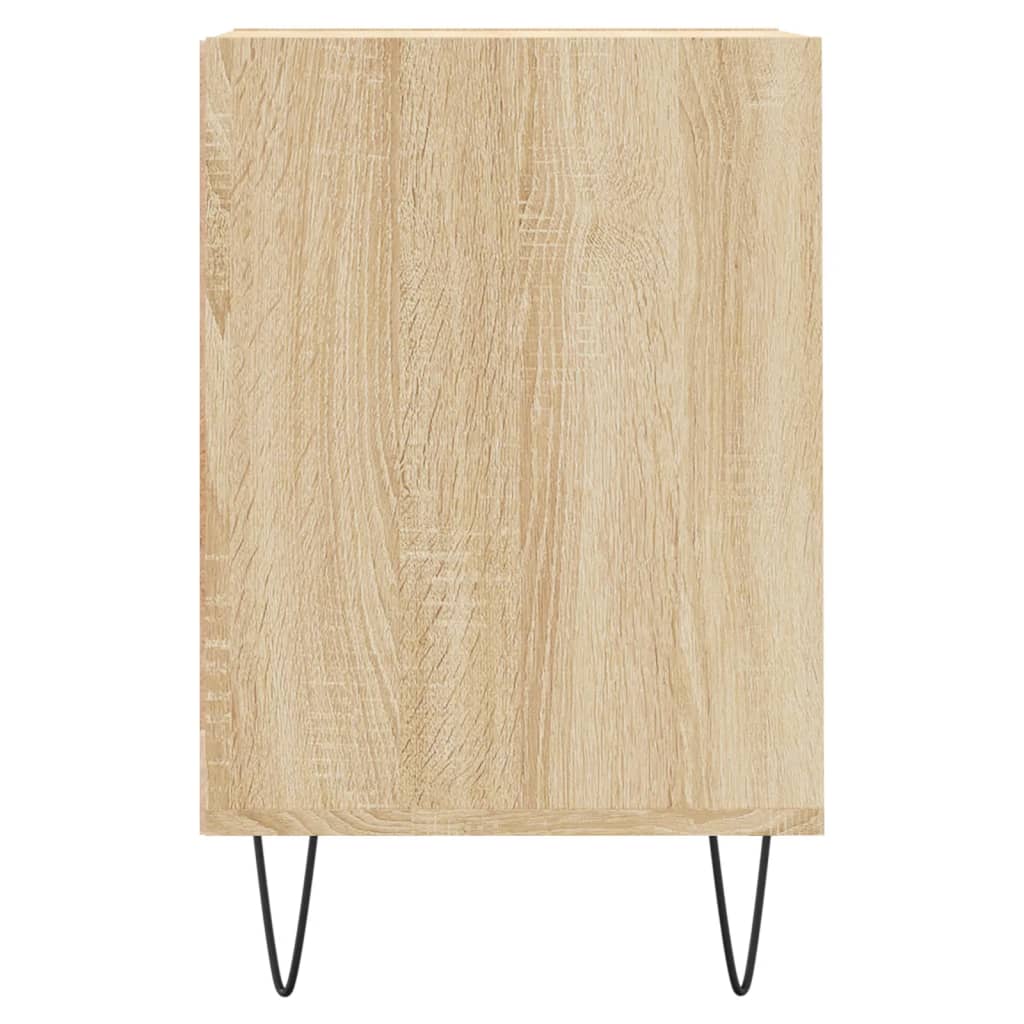 vidaXL Tv-meubel 160x35x55 cm bewerkt hout sonoma eikenkleurig