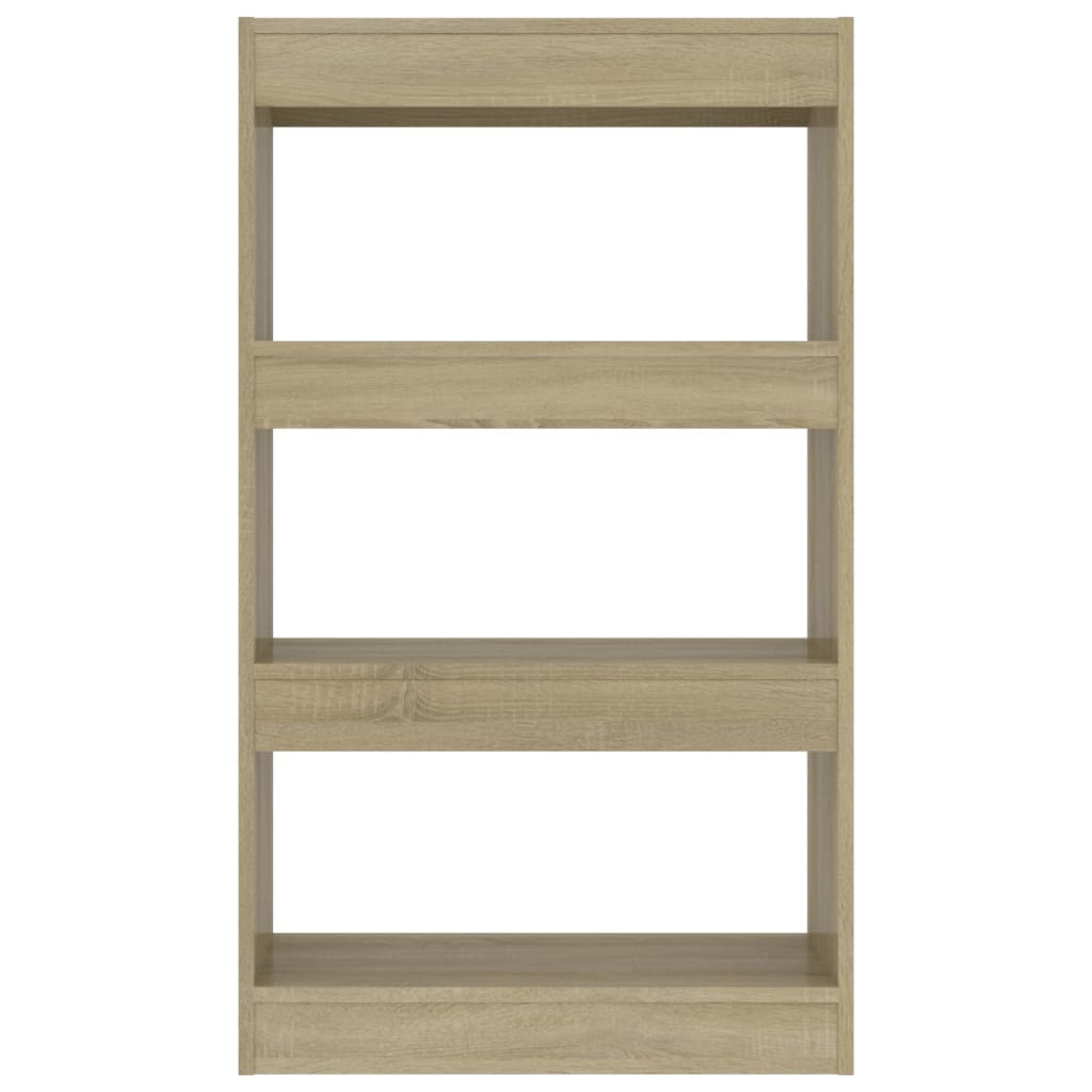 vidaXL Boekenkast/kamerscherm 60x30x103 cm bewerkt hout sonoma eiken