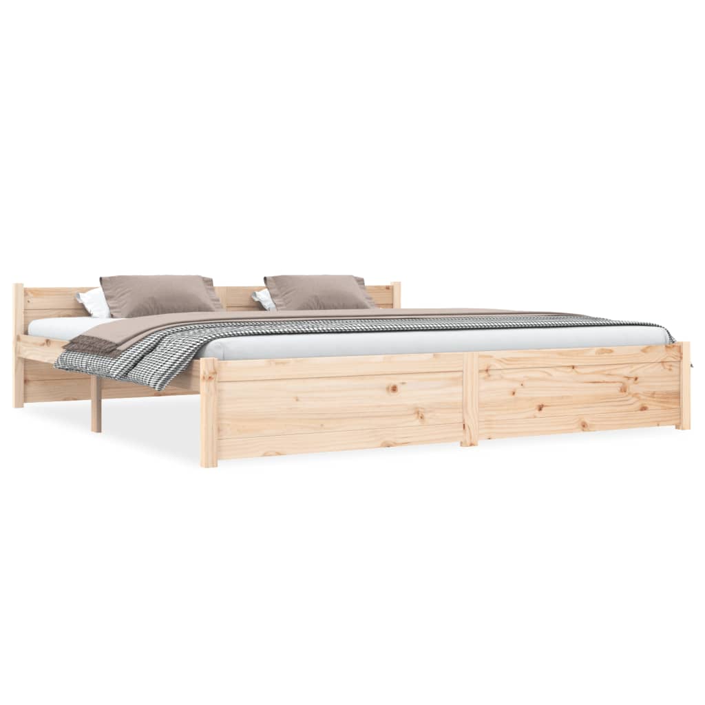 vidaXL Bedframe massief hout 180x200 cm