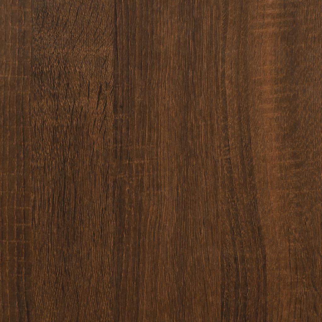 vidaXL Wandschappen 4 st 60x20x1,5 cm bewerkt hout bruin eikenkleur