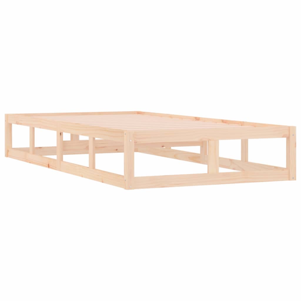 vidaXL Bedframe massief hout 90x190 cm