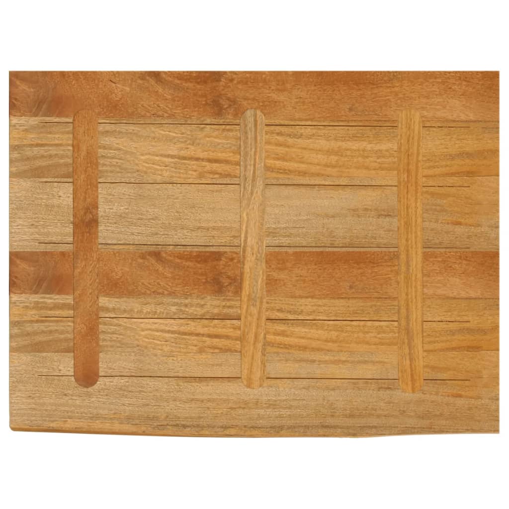 vidaXL Tafelblad met natuurlijke rand 90x60x2,5 cm massief mangohout