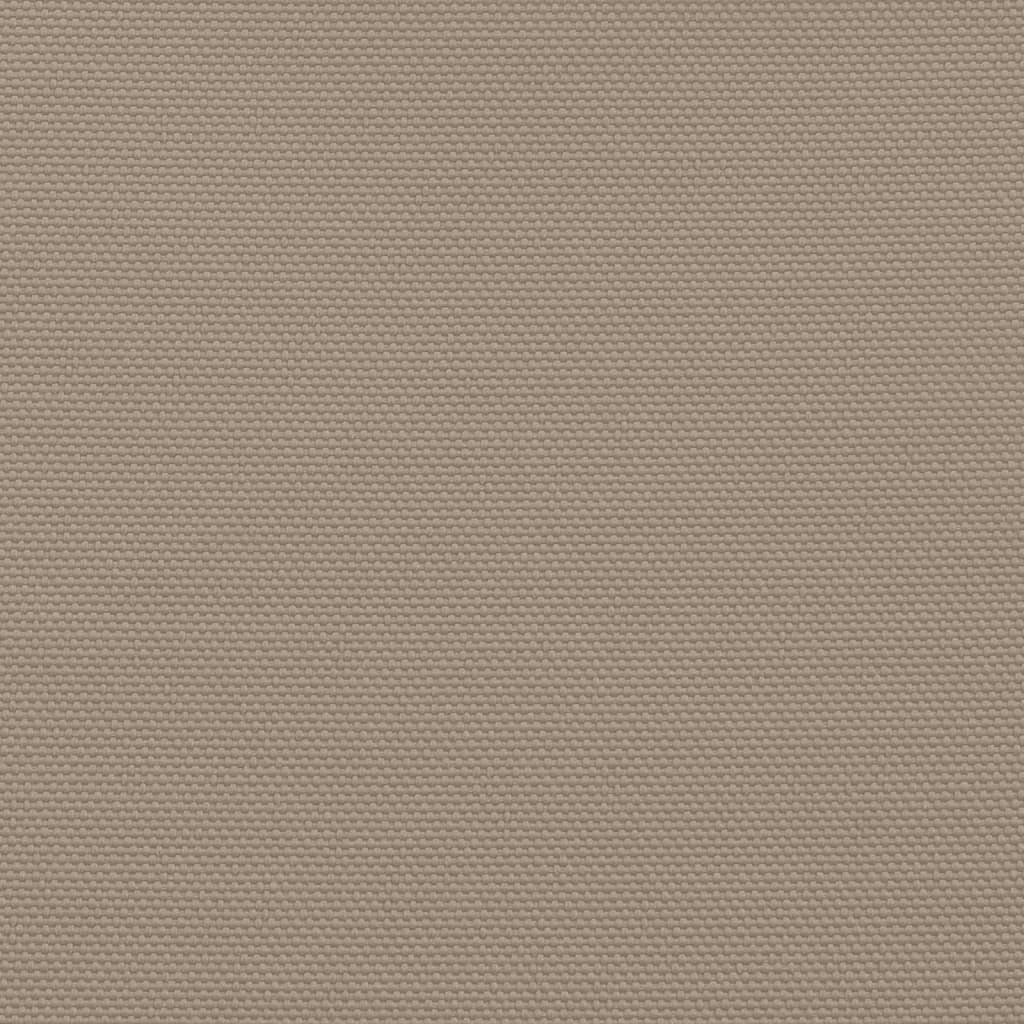 vidaXL Balkonscherm 120x700 cm 100% oxford polyester taupe