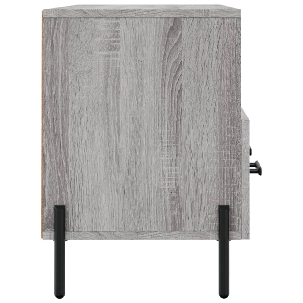 vidaXL Tv-meubel 102x36x50 cm bewerkt hout grijs sonoma eikenkleurig