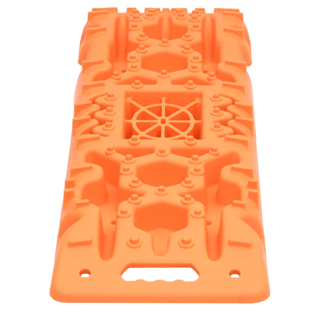 vidaXL Gripplaten 2 st 107x31x7 cm nylon oranje