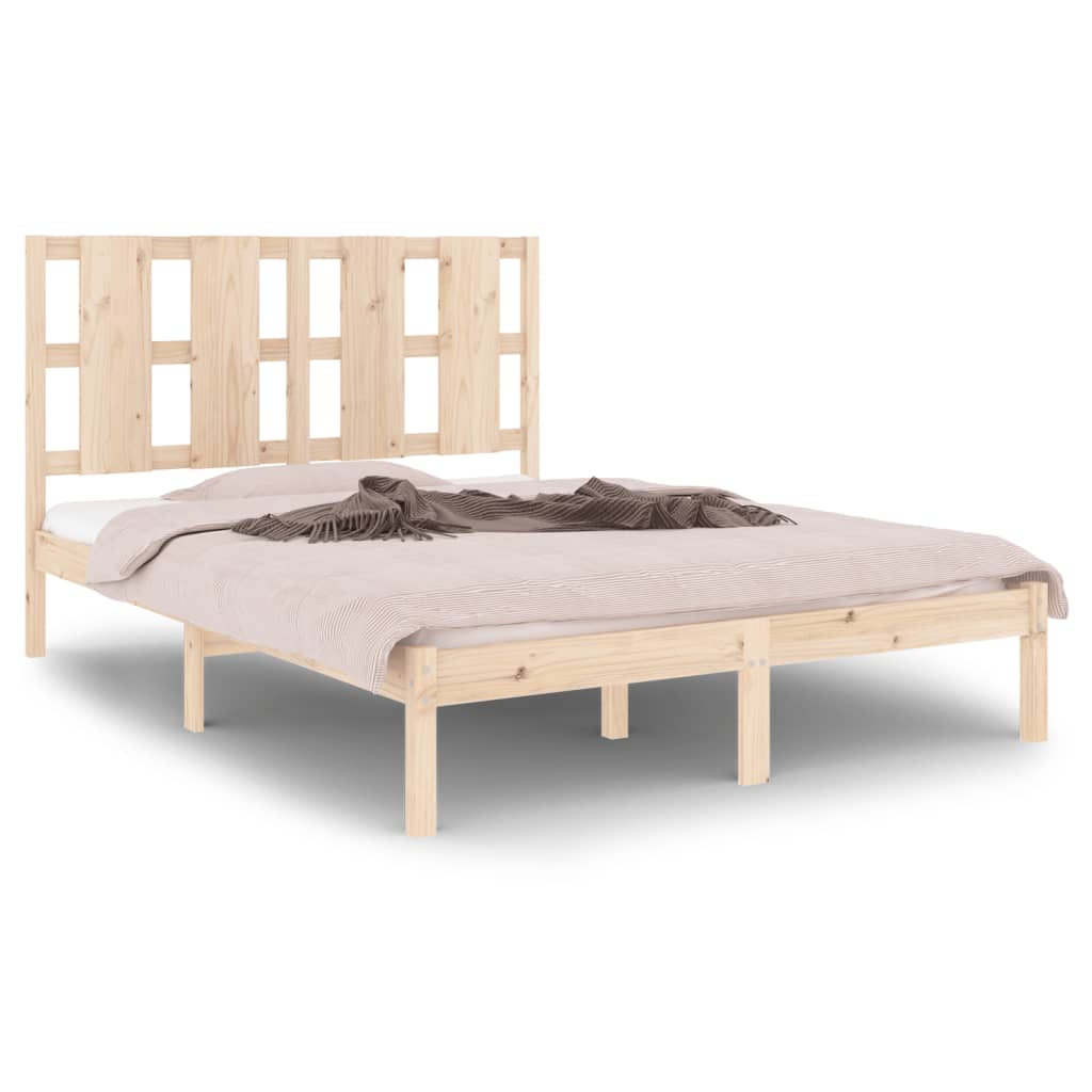 vidaXL Bedframe massief grenenhout 120x200 cm