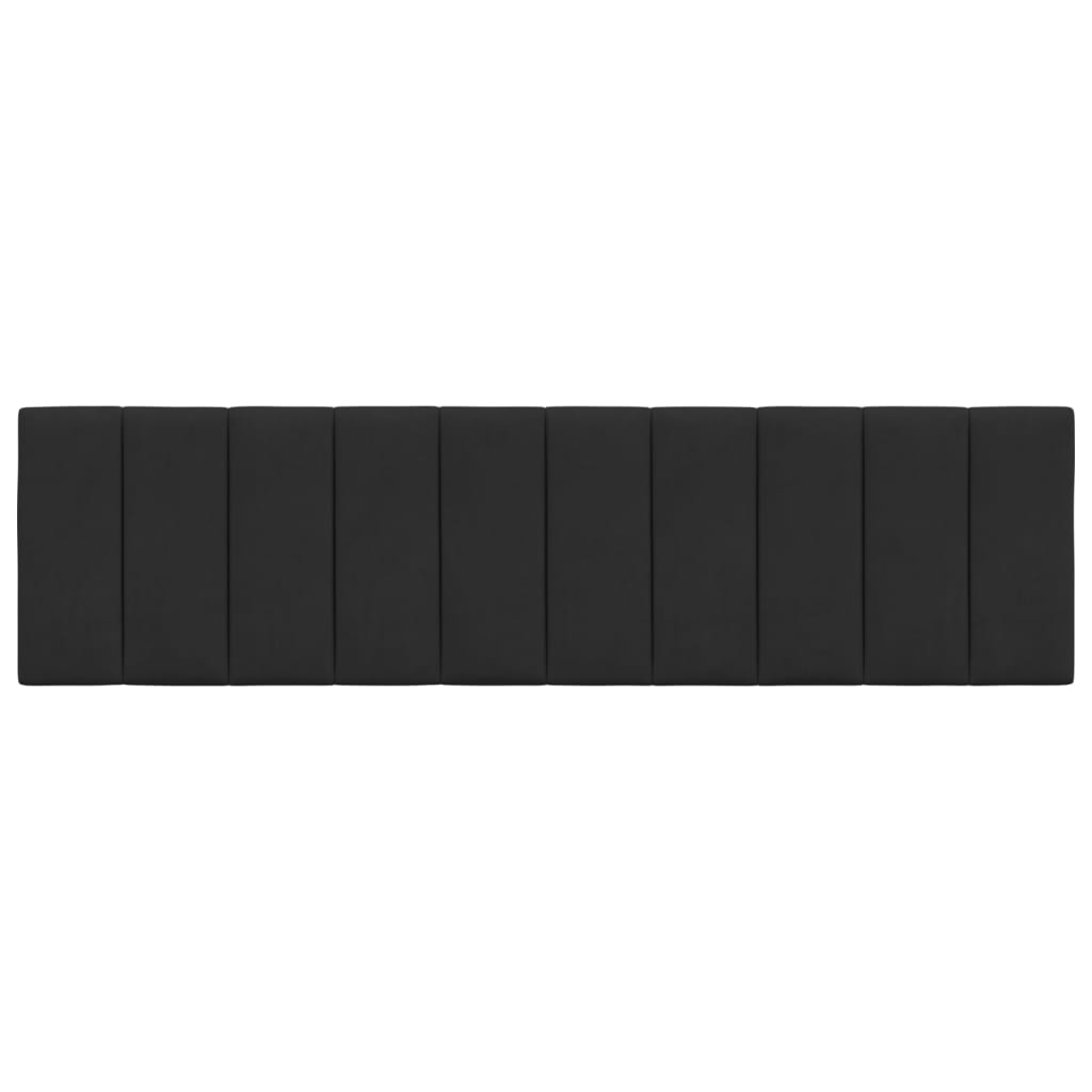 vidaXL Hoofdbordkussen 180 cm fluweel zwart
