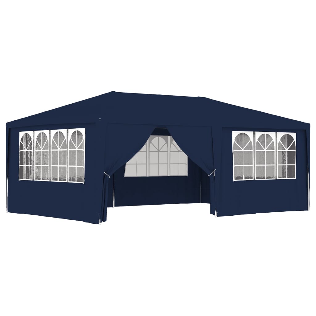 vidaXL Partytent met zijwanden professioneel 90 g/m² 4x6 m blauw