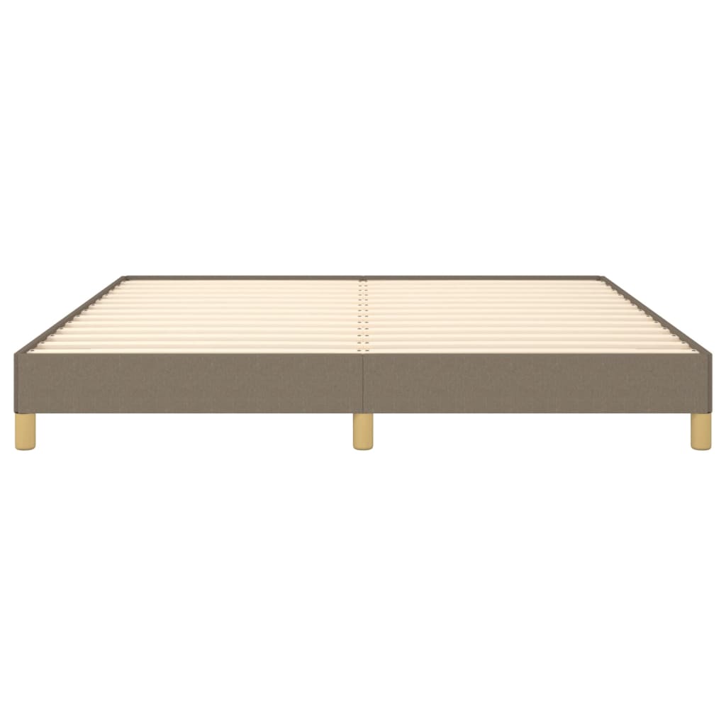 vidaXL Bedframe stof taupe 180x200 cm