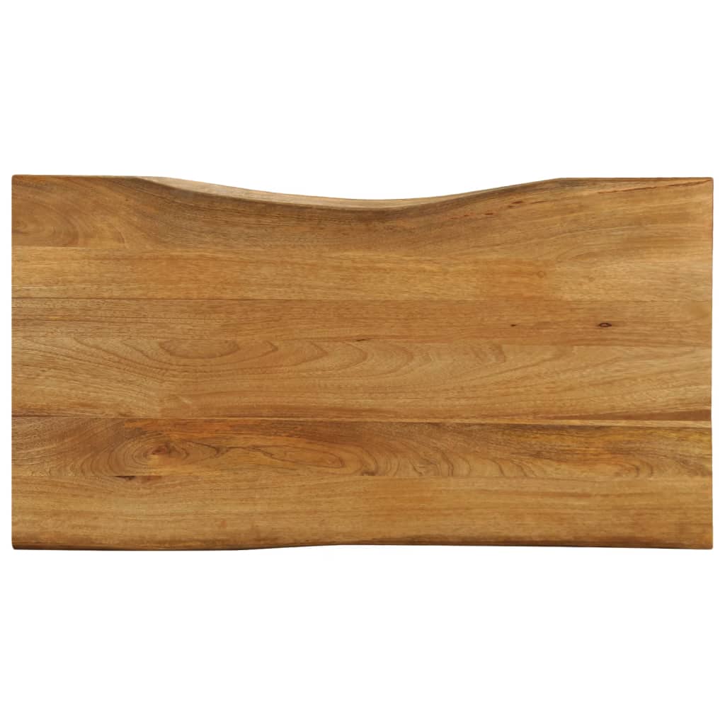 vidaXL Tafelblad met natuurlijke rand 120x60x3,8 cm massief mangohout