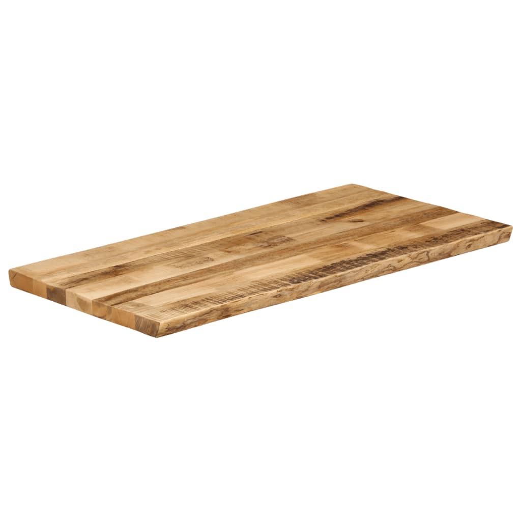 vidaXL Tafelblad met natuurlijke rand 110x60x3,8 cm massief mangohout