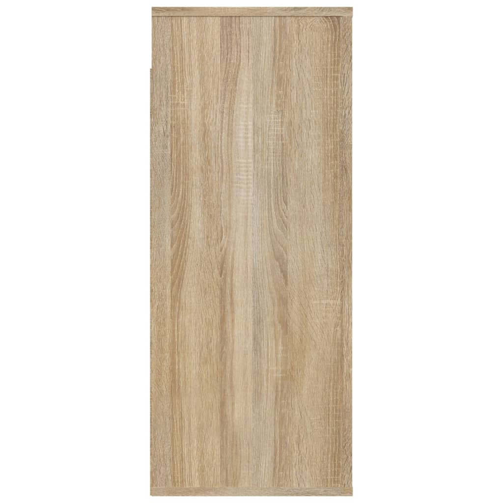 vidaXL Wandkast 80x33x80 cm bewerkt hout sonoma eikenkleurig