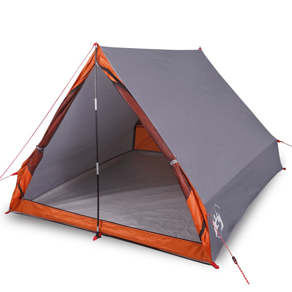 vidaXL Tent A-frame 2-persoons waterdicht grijs