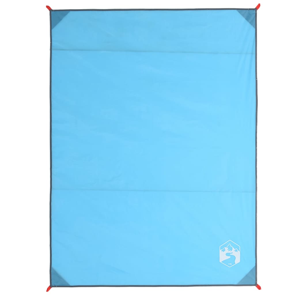 vidaXL Picknickkleed met haringen 205x155 cm blauw