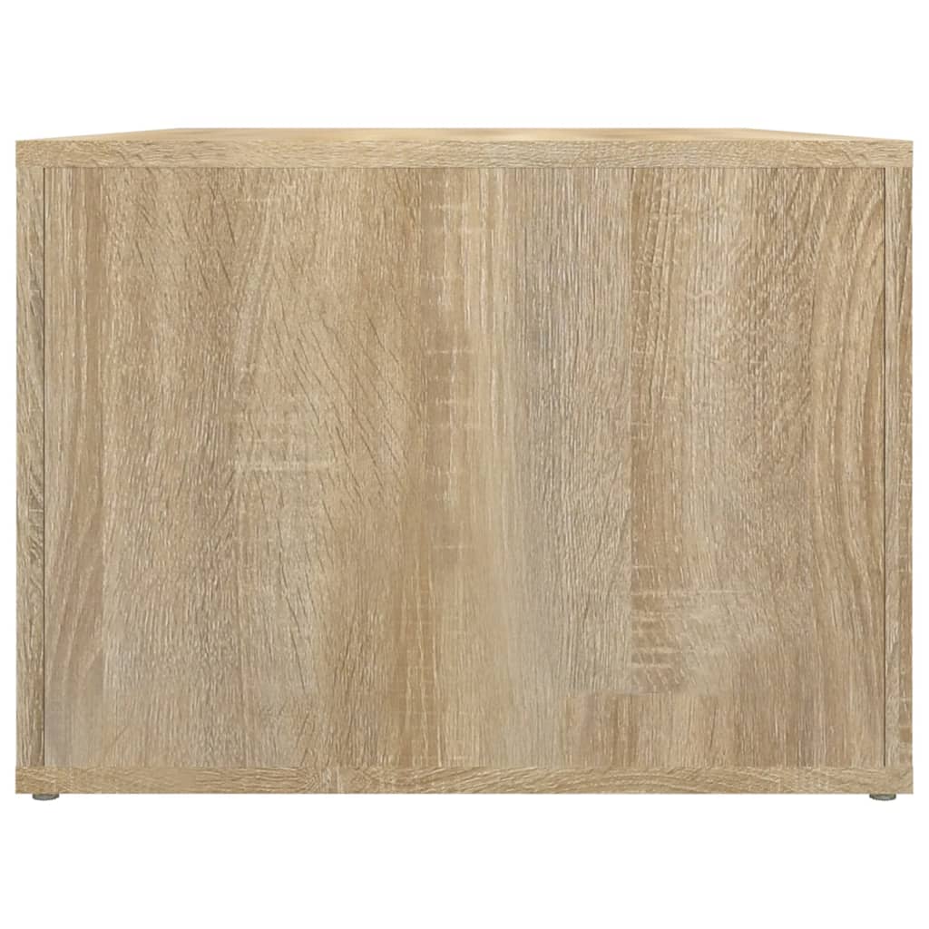 vidaXL Salontafel 80x50x36 cm bewerkt hout sonoma eikenkleurig