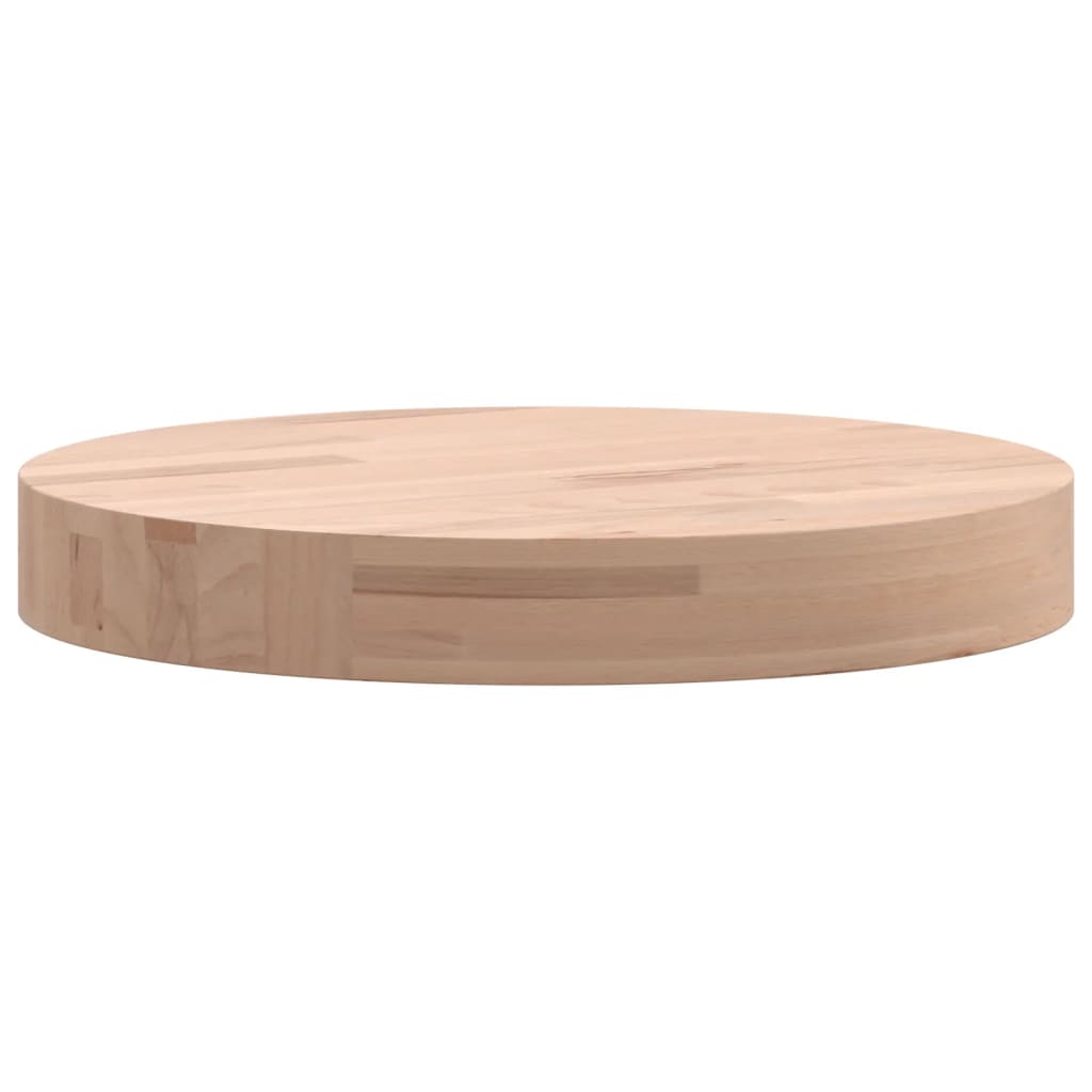 vidaXL Tafelblad rond Ø30x4 cm massief beukenhout