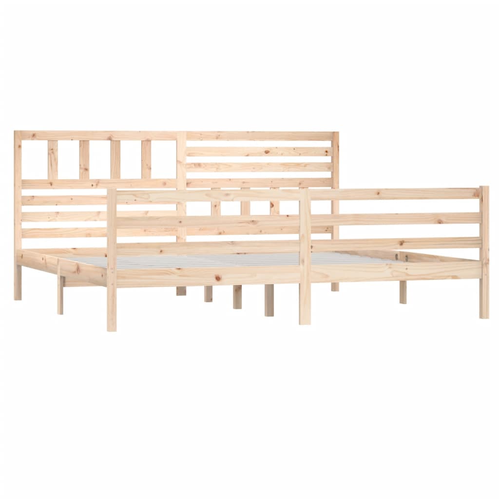 vidaXL Bedframe massief hout 180x200 cm