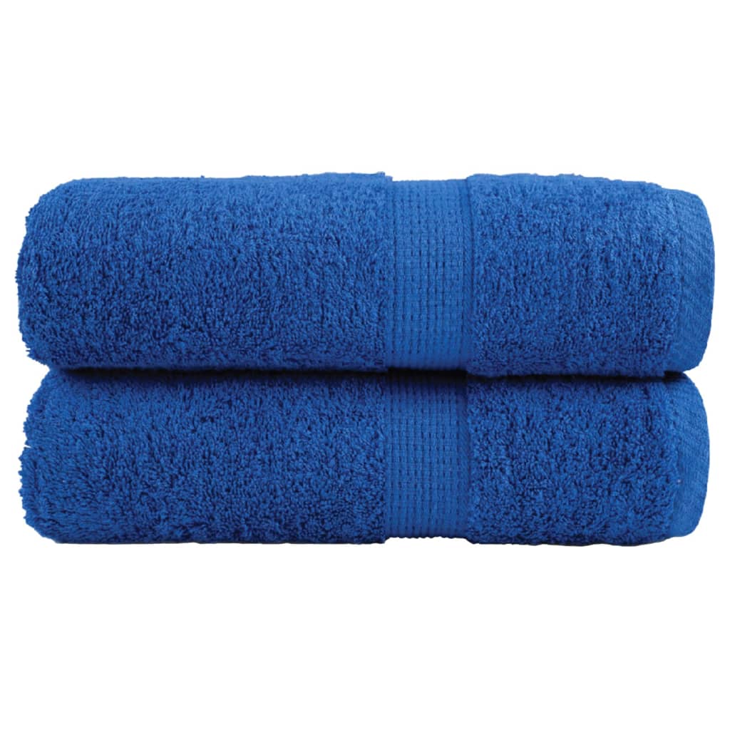 vidaXL Gastendoekjes SOLUND 2 st 600 g/m² 30x50 cm blauw