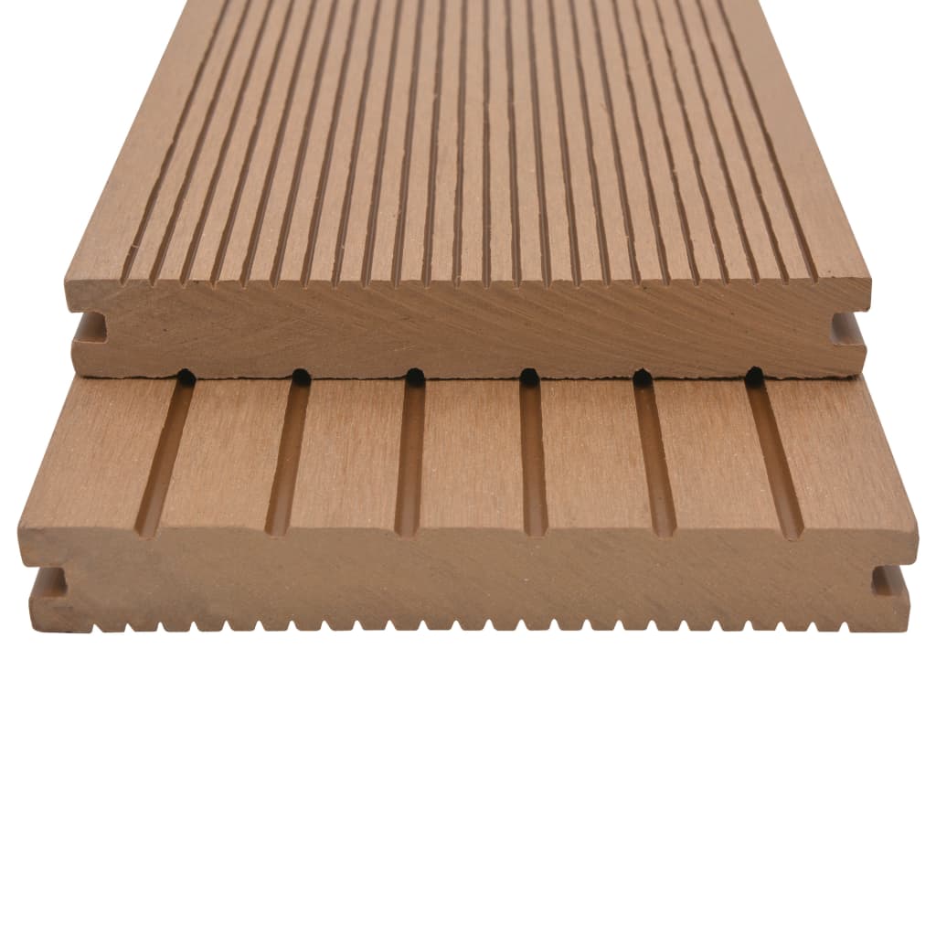 vidaXL Terrasplanken met accessoires 20 m² 2,2 m massief HKC teak