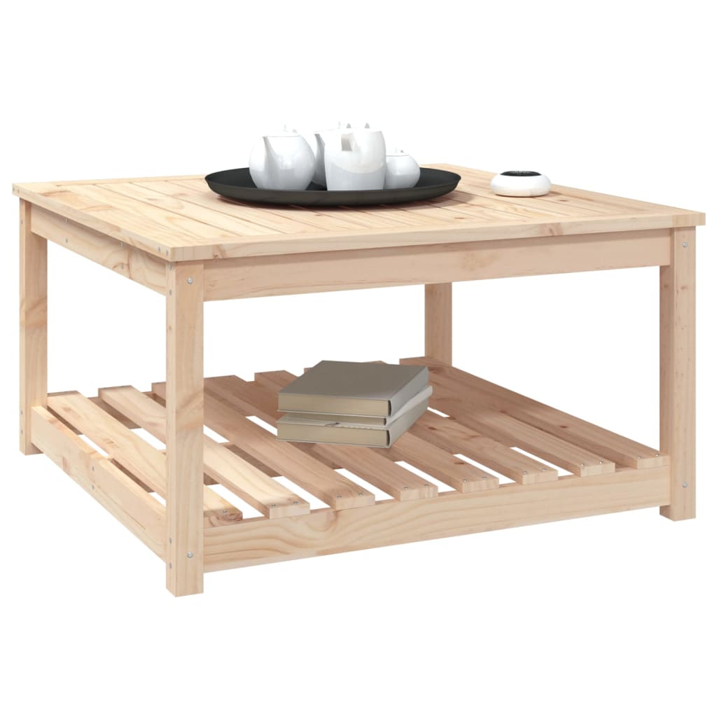 vidaXL Tuintafel 82,5x82,5x45 cm massief grenenhout