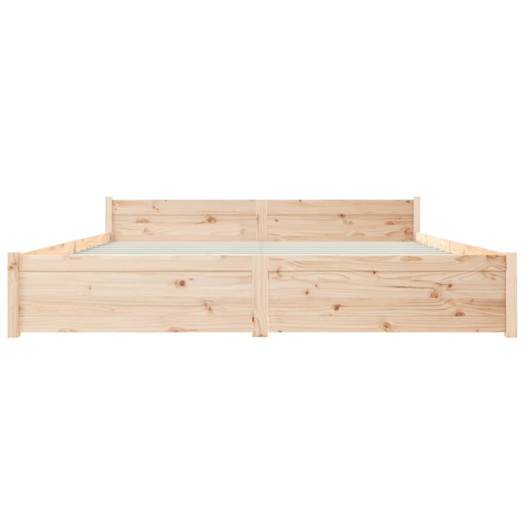 vidaXL Bedframe massief hout 180x200 cm