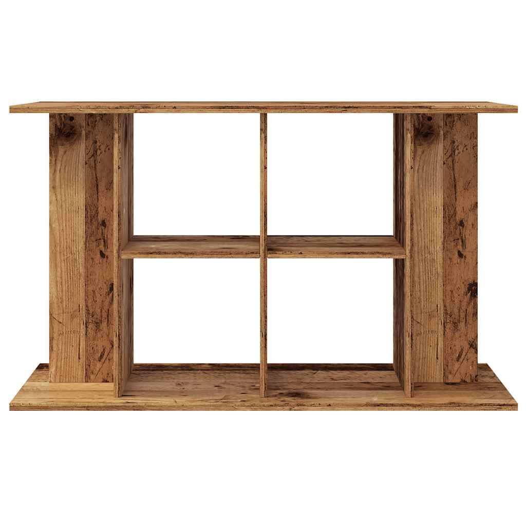 vidaXL Aquariumstandaard 100x40x60 cm bewerkt hout oud houtkleurig