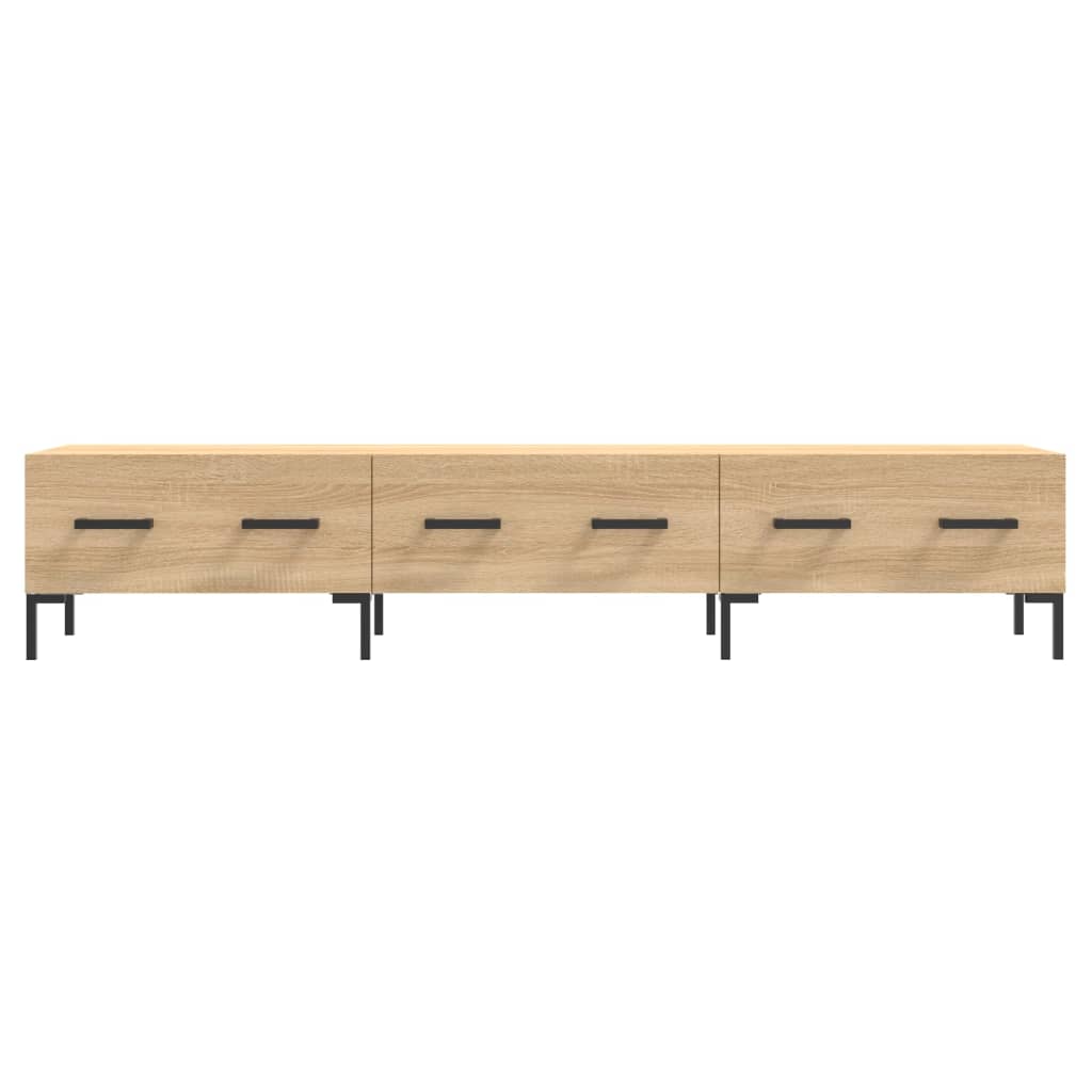 vidaXL Tv-meubel 150x36x30 cm bewerkt hout sonoma eikenkleurig