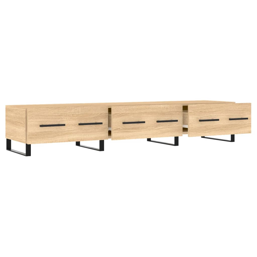 vidaXL Tv-meubel 150x36x30 cm bewerkt hout sonoma eikenkleurig