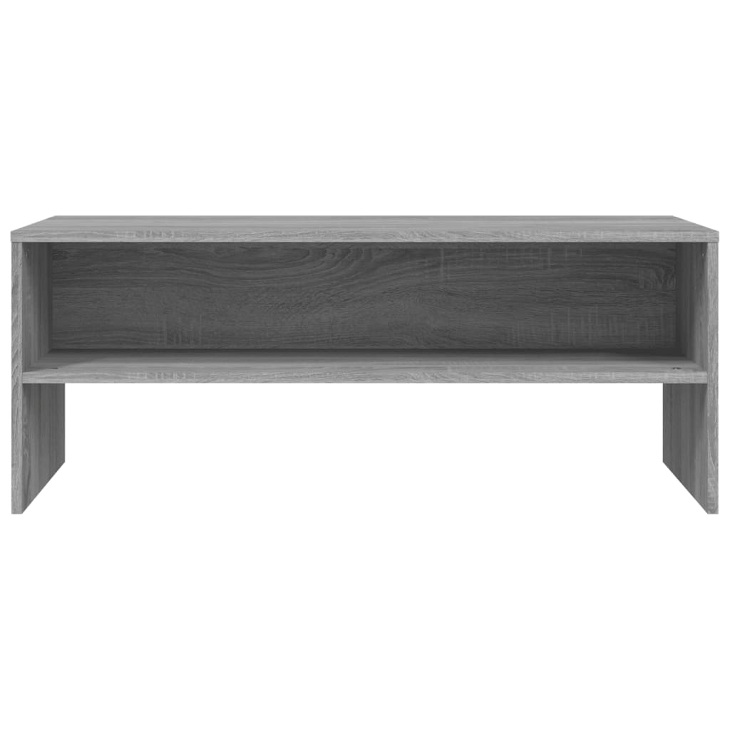 vidaXL Tv-meubel 100x40x40 cm bewerkt hout grijs sonoma eikenkleurig