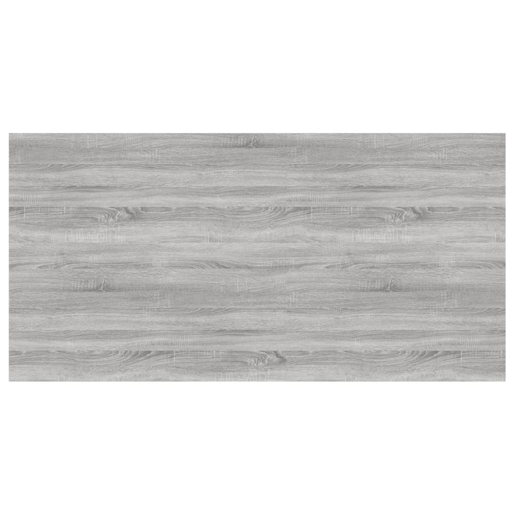 vidaXL Wandschappen 4 st 100x50x1,5 cm bewerkt hout grijs sonoma eiken