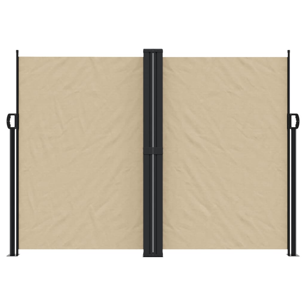 vidaXL Windscherm uittrekbaar 180x1200 cm beige